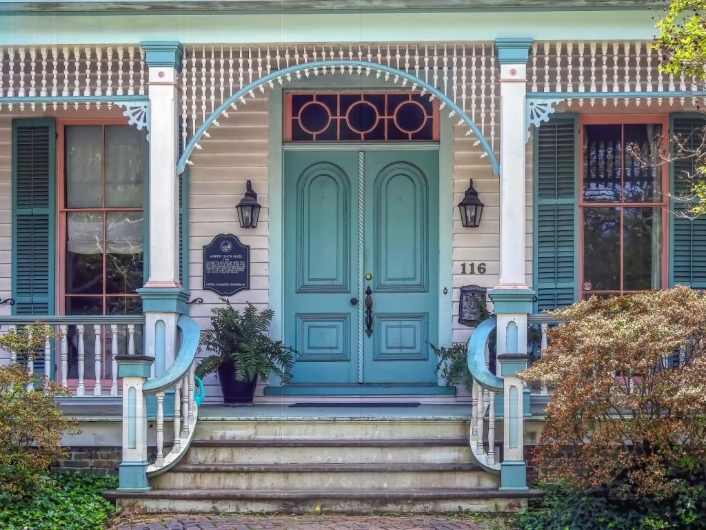Welcoming front porch