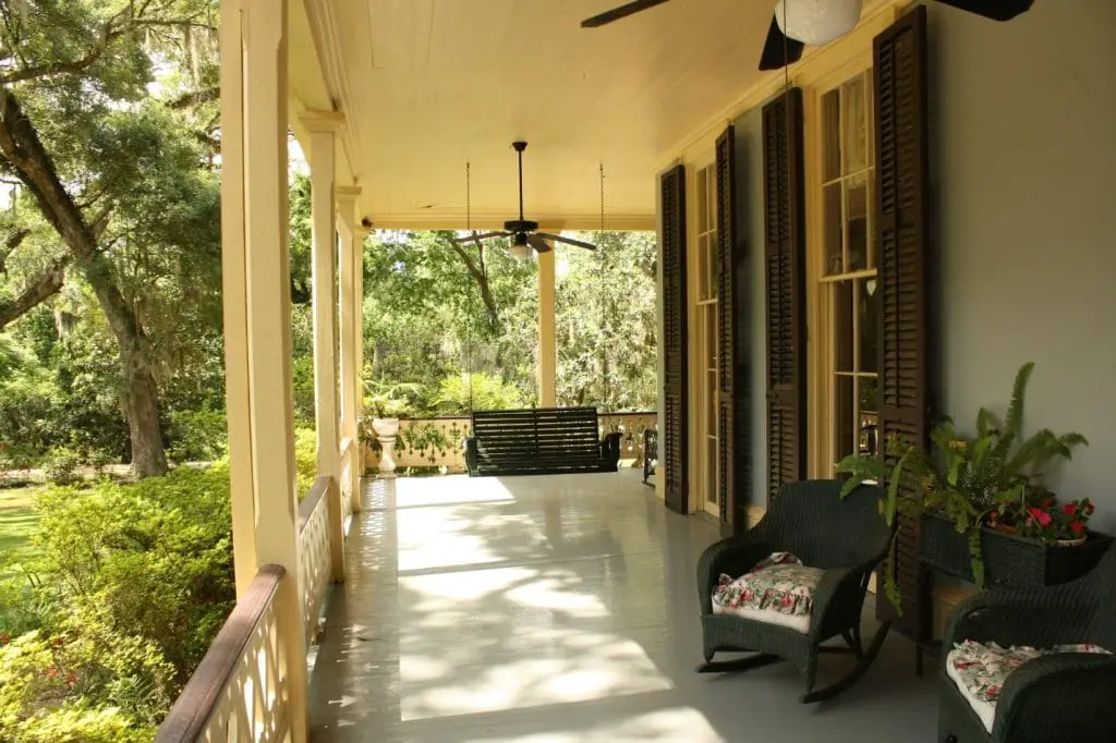 Front porch of a home