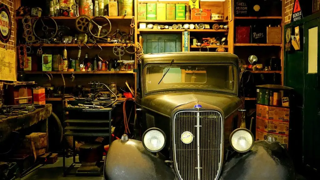 A garage.